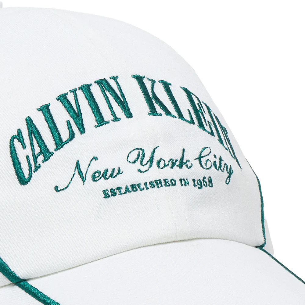 Graphic Signature Cap - White
