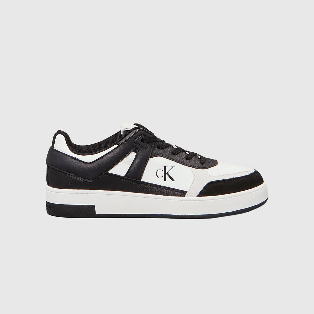 Calvin Klein Basket Laceup Sneaker - White Multi |ThirdBaseUrban