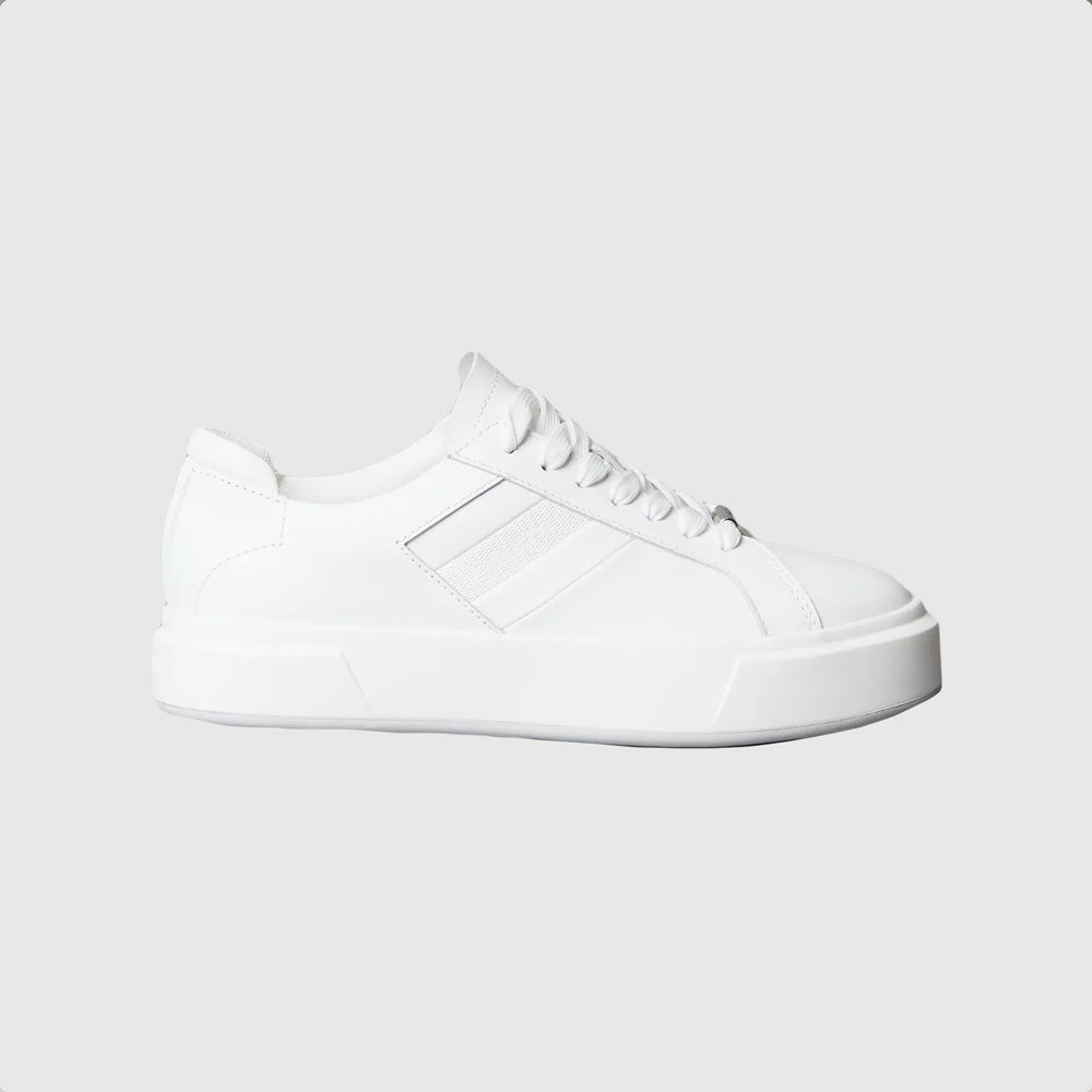 Calvin Klein Basket Cups Lace Up Sneaker - White |ThirdBaseUrban