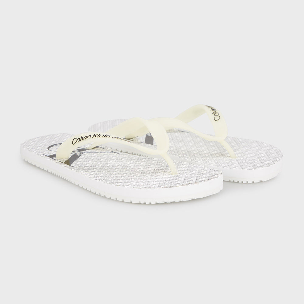 Beach Sandal - White Multi