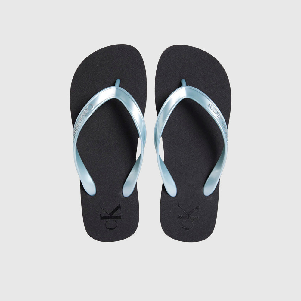 Calvin Klein Beach Sandal - Black Multi |ThirdBaseUrban