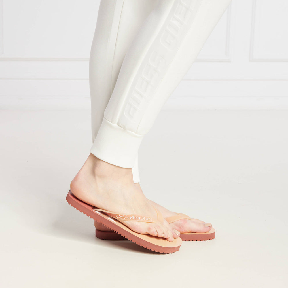 Beach Sandal - Peach Multi