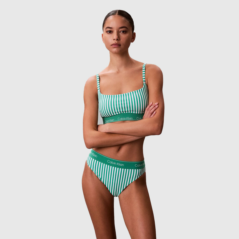 Bikini Bottom -  Green Multi