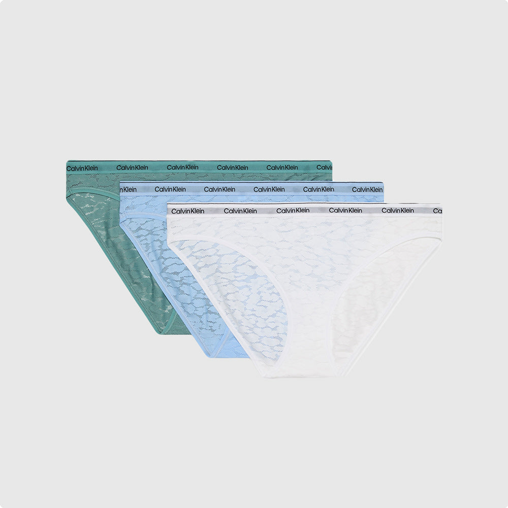 Calvin Klein 3 Pack Bikini Bottom - Multi |ThirdBaseUrban