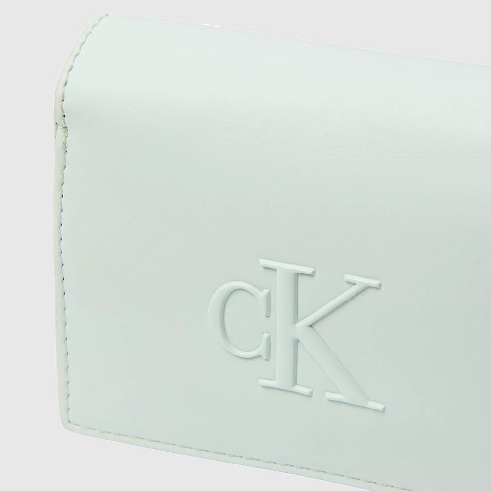 Bold Ck Medium Bifold Wallet - Light Blue