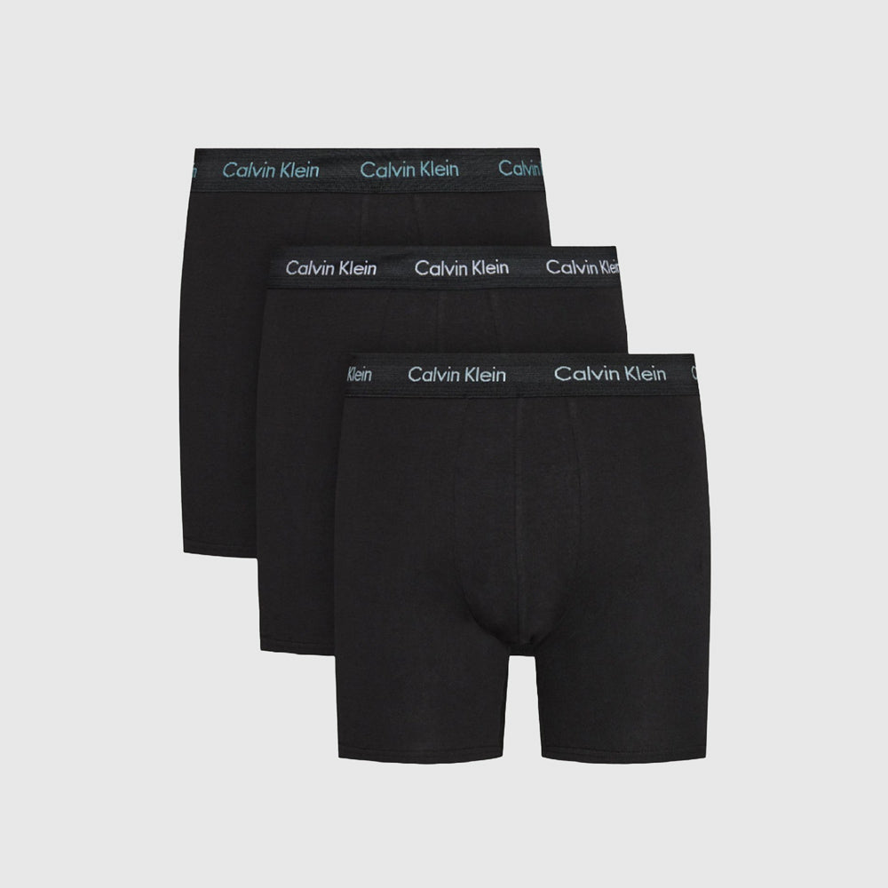 Calvin Klein 3 Pack Boxer Briefs - Black |ThirdBaseUrban