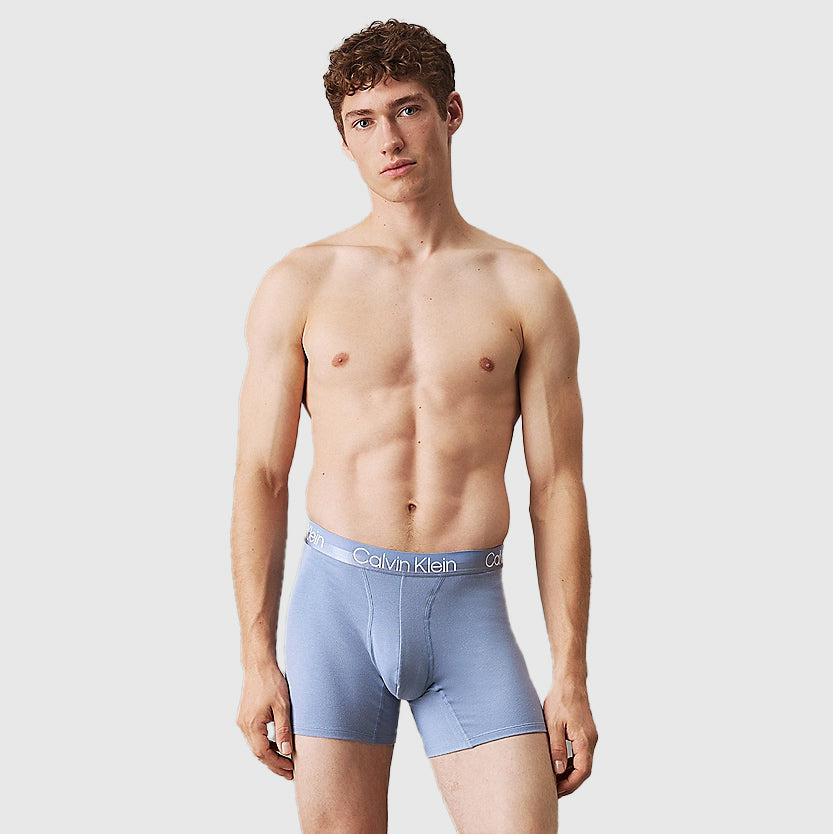 Calvin Klein 3Pack Boxer Briefs - Blue Multi |ThirdBaseUrban