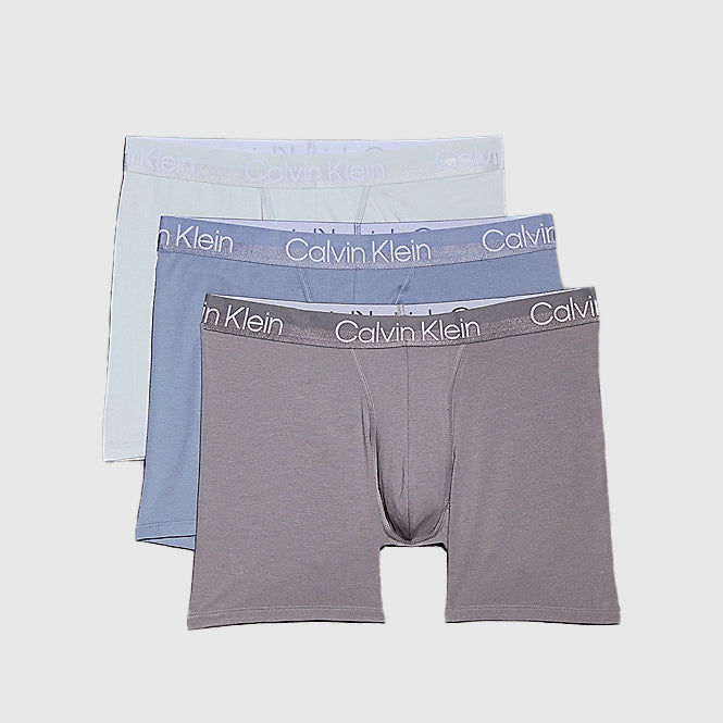 3 Pack Boxer Briefs - Blue Multi