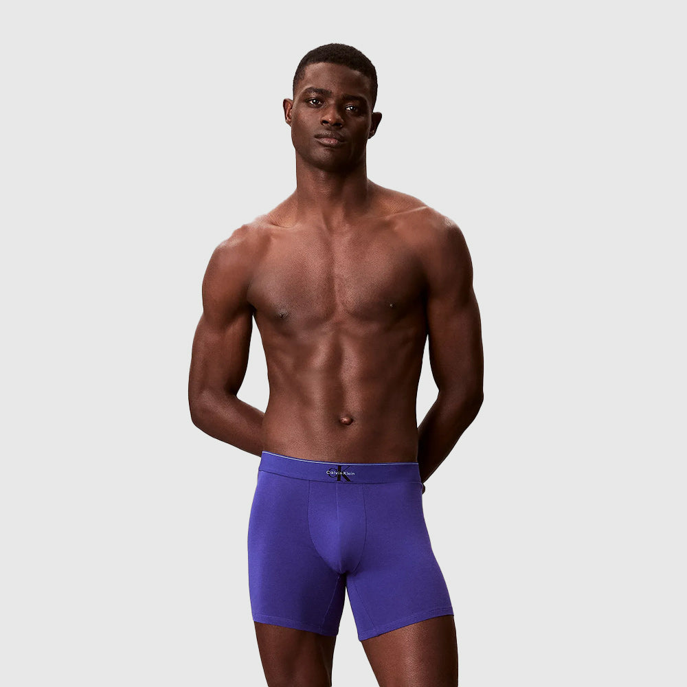3 Pack Boxer Briefs  - Blue Multi