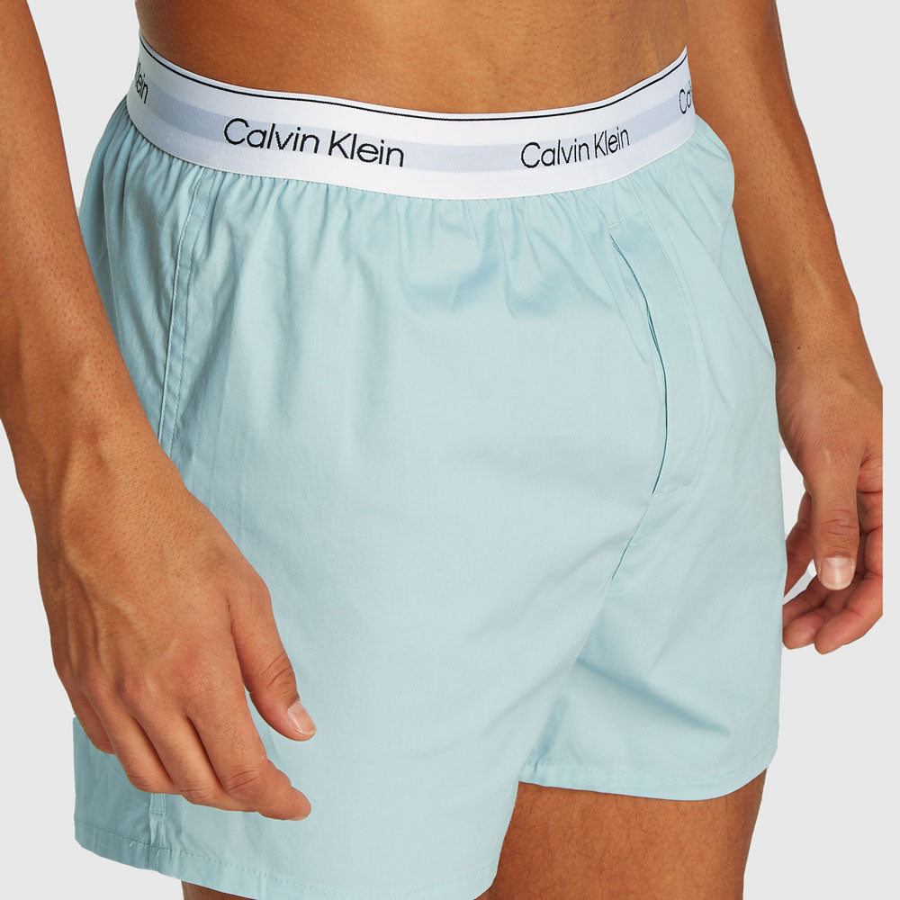 3 Pack Slim Boxers - Blue Multi