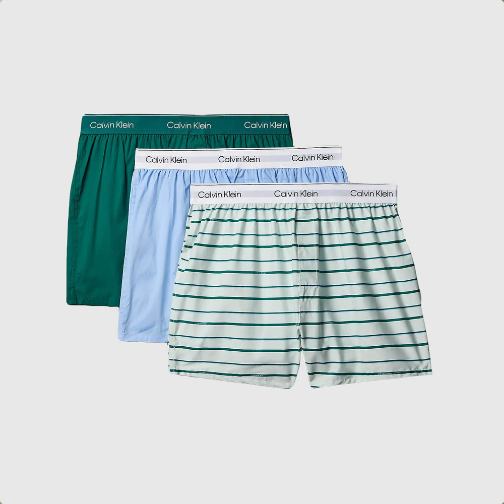 Calvin Klein 3 Pack Boxer Slim - Multi |ThirdBaseUrban