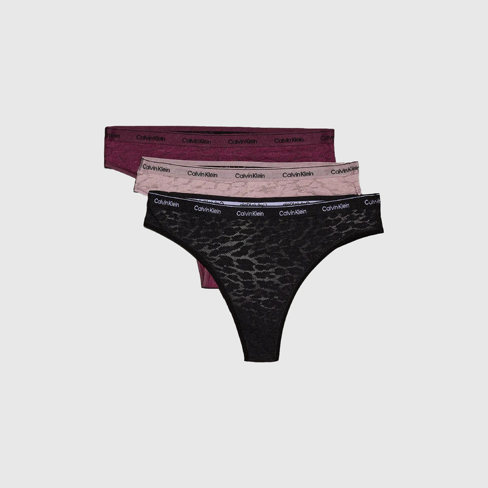 Calvin Klein 3 Pack Brazilian Bottoms- Multi  |ThirdBaseUrban