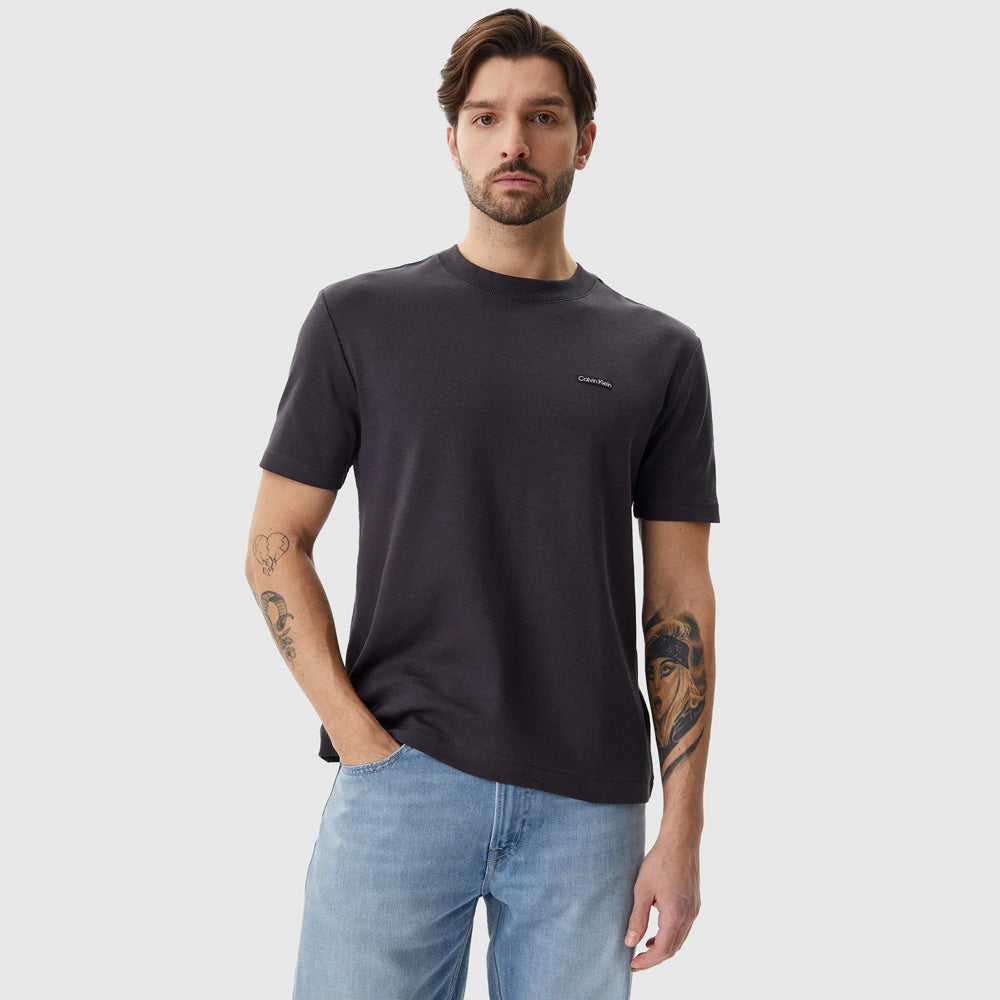 Calvin Klein Label T-Shirt - Black |ThirdBaseUrban