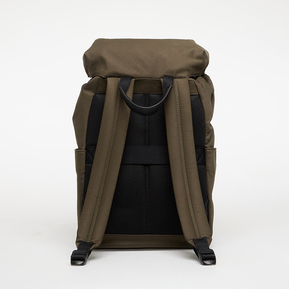Canvas Mix Backpack - Olive