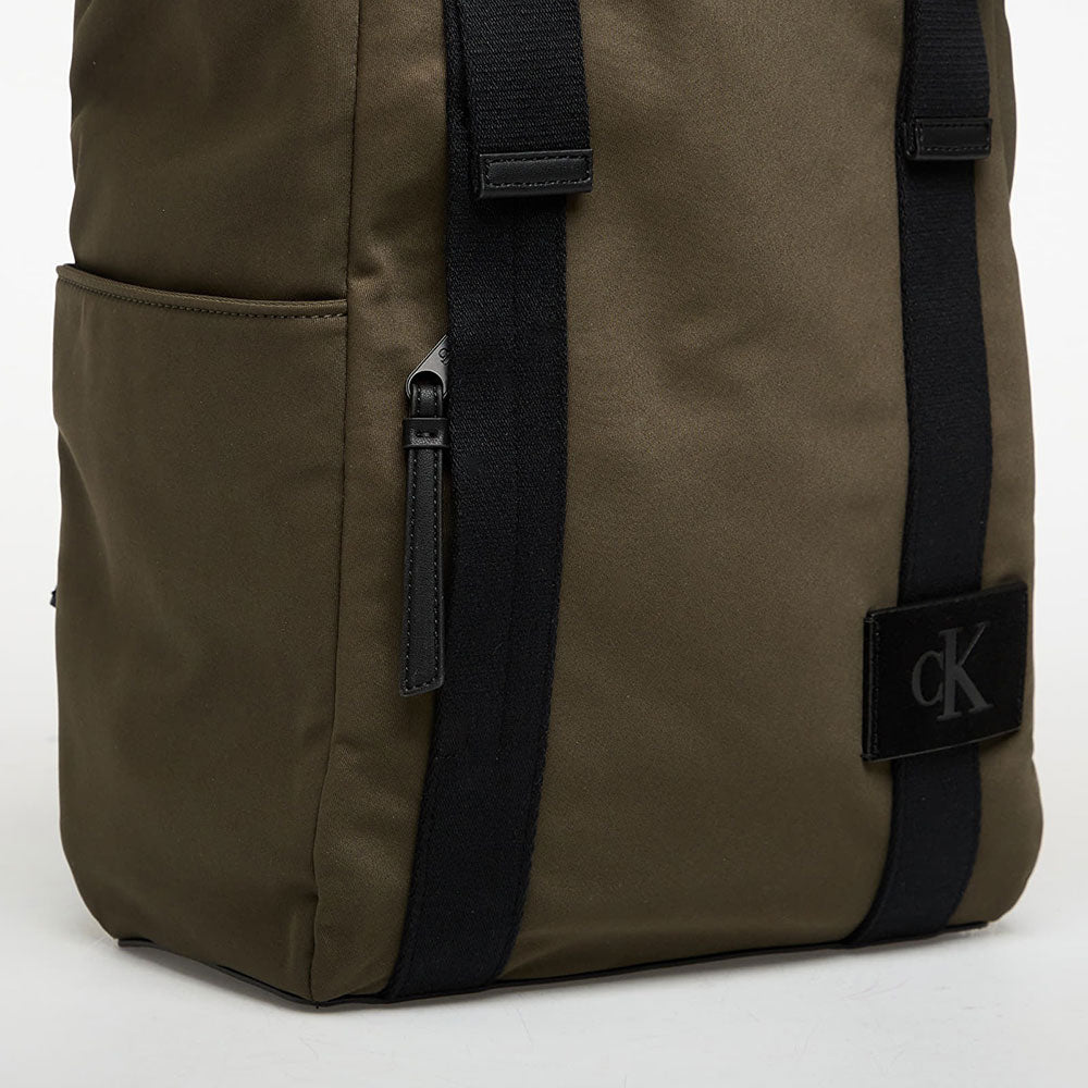 Canvas Mix Backpack - Olive