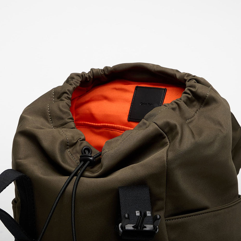 Canvas Mix Backpack - Olive