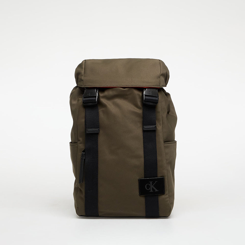 Canvas Mix Backpack - Olive