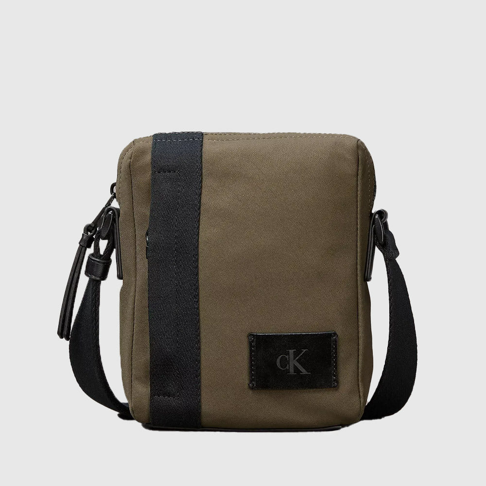 Canvas Mix Reporter Bag - Olive