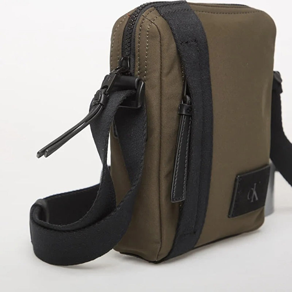 Canvas Mix Reporter Bag - Olive
