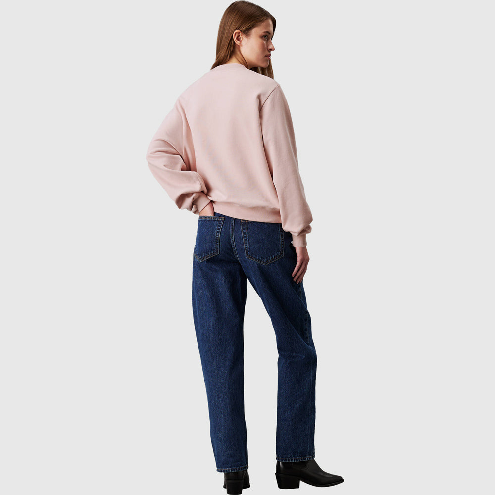 Chenille Crewneck Sweater - Peach