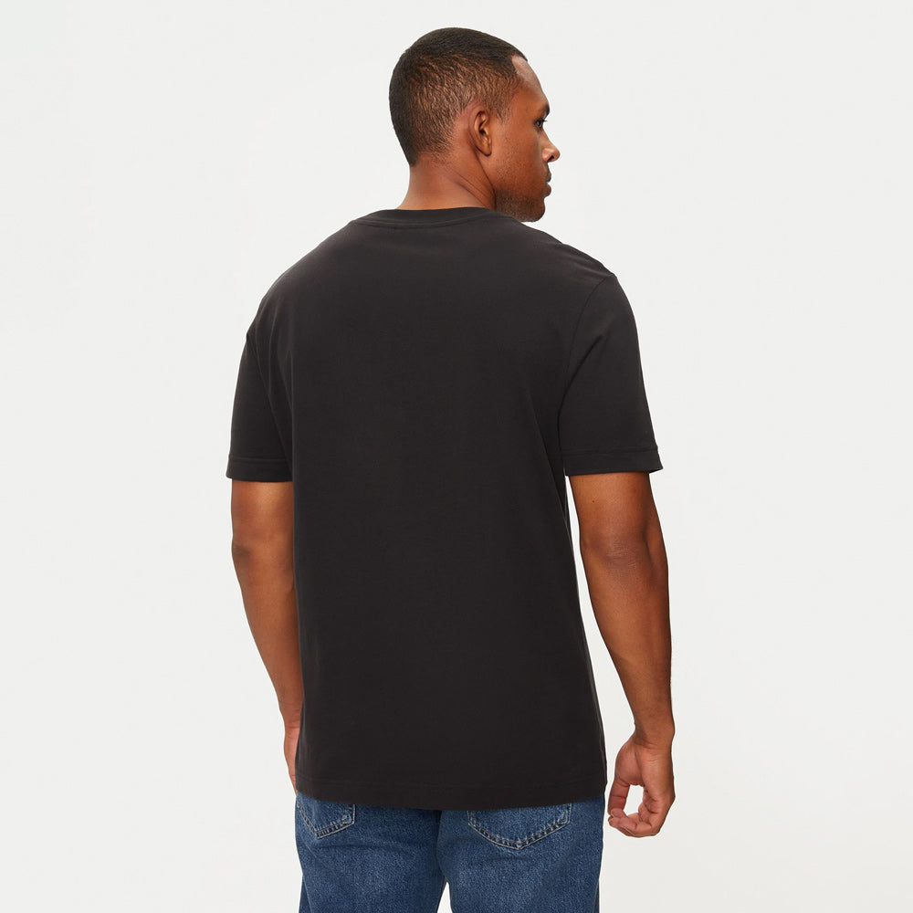 Chenille Monologo T-Shirt - Black