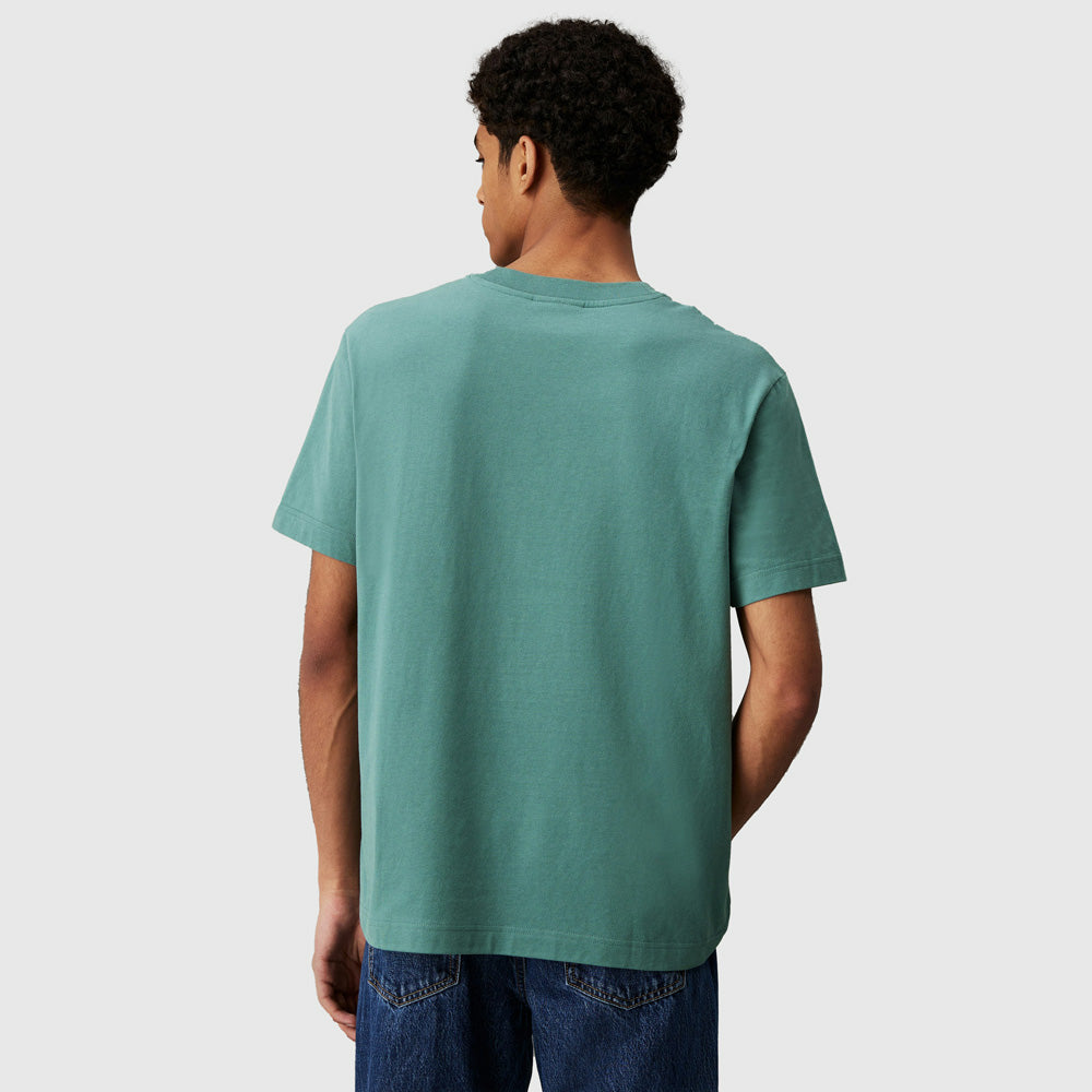 Chenille Monologo T-Shirt - Teal