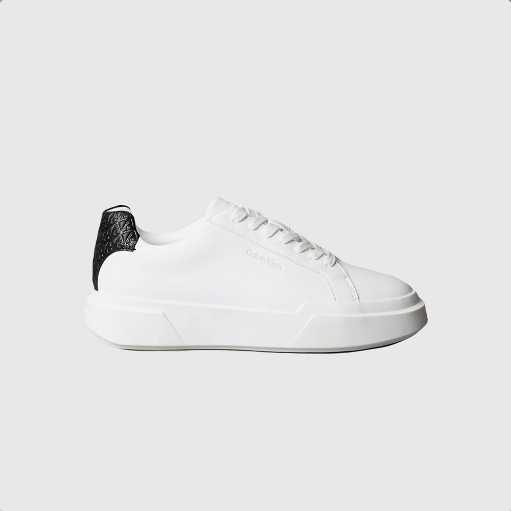 Calvin Klein Chunky Cupsole Laceup Sneaker - White |ThirdBaseUrban