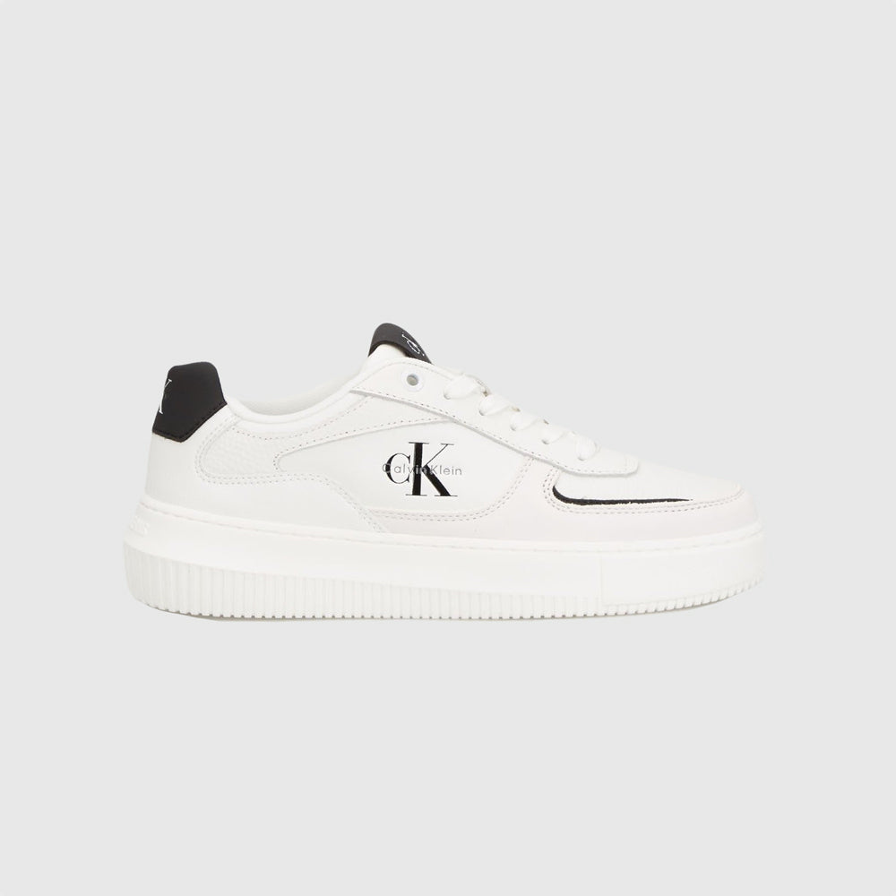 Calvin Klein Chunky Cupsole Sneaker - White |ThirdBaseUrban