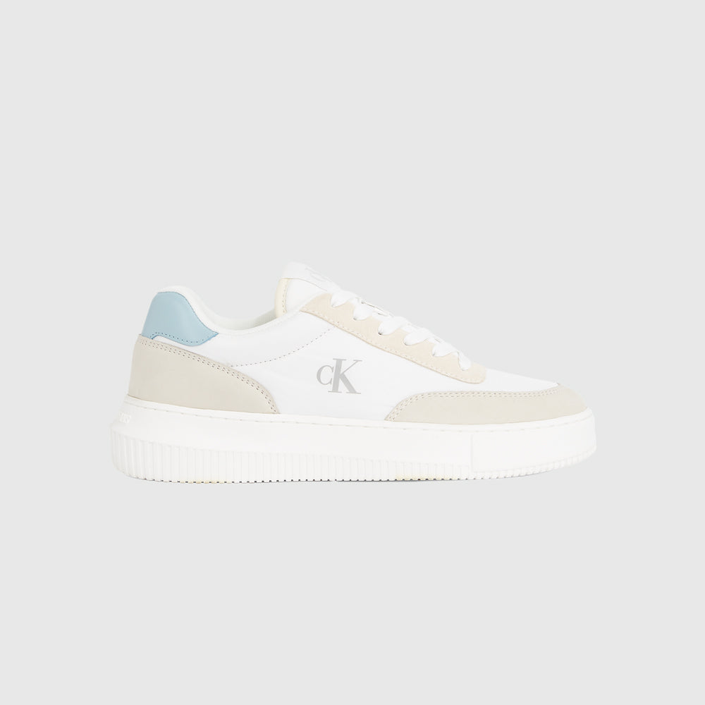Calvin Klein Chunky Cupsole Sneaker - White Multi |ThirdBaseUrban