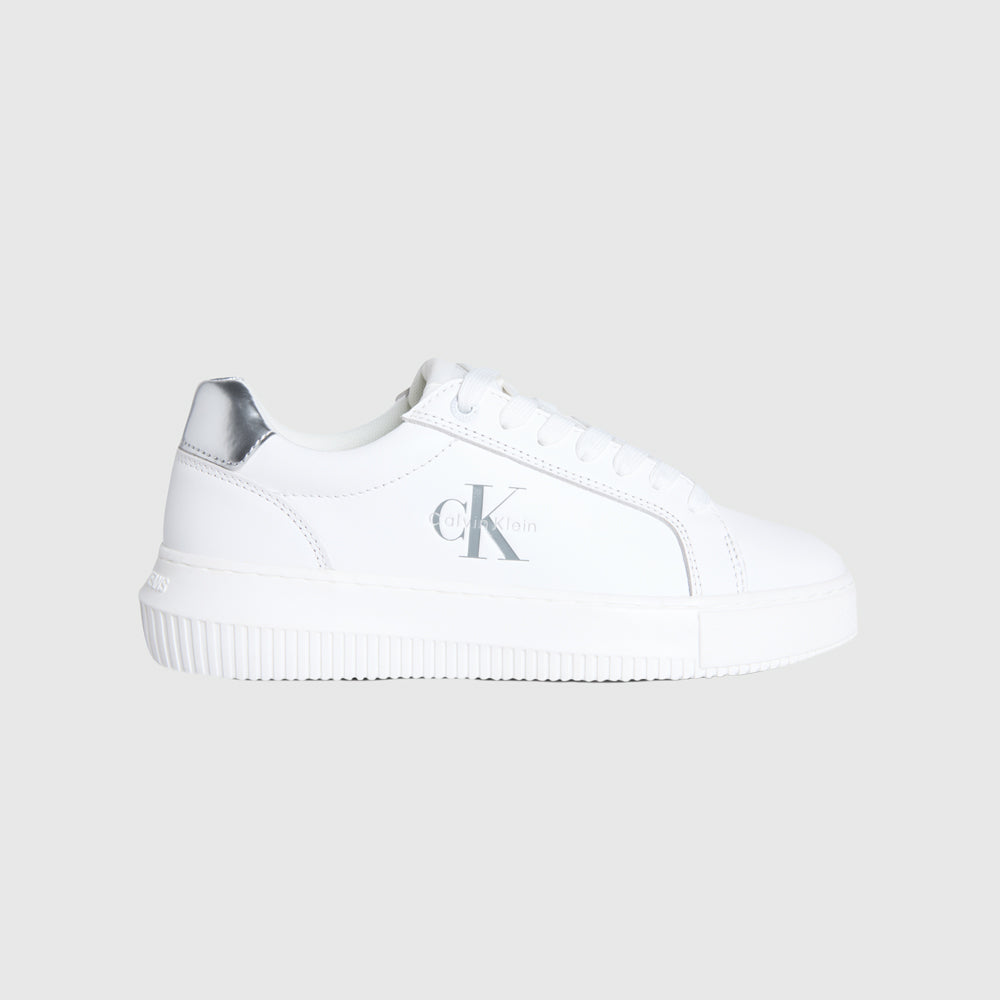 Calvin Klein Chunky Cupsole Sneaker - White Multi |ThirdBaseUrban