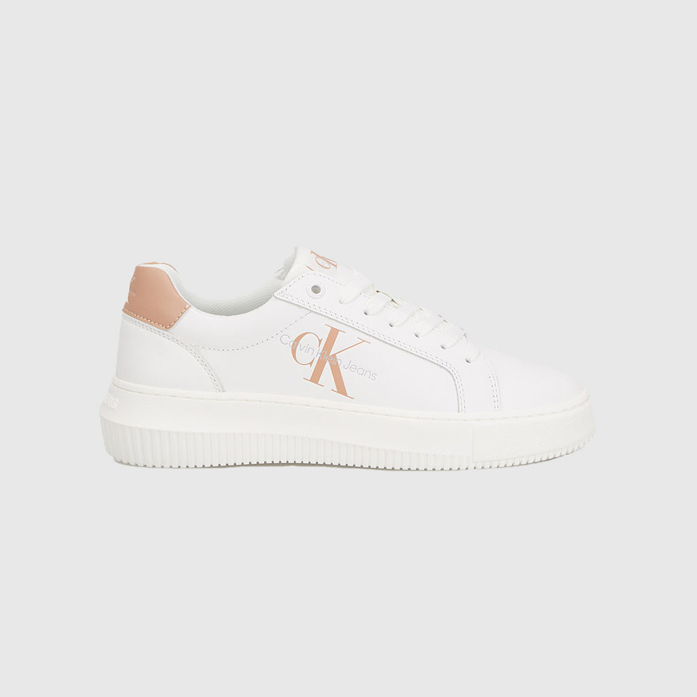 Calvin Klein Chunky Cupsole Sneaker White Multi |ThirdBaseUrban