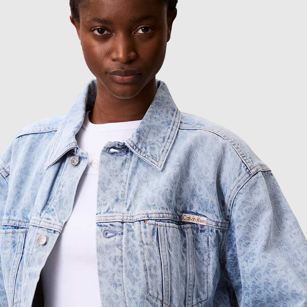 Printed Trucker - Denim Light