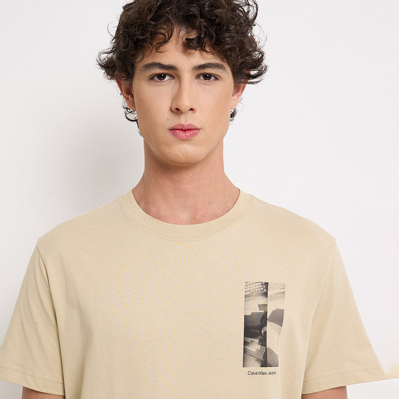 City Grid T-Shirt - Khaki