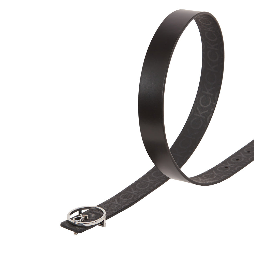 Reversible Ck Buckle Belt 3Cm - Black