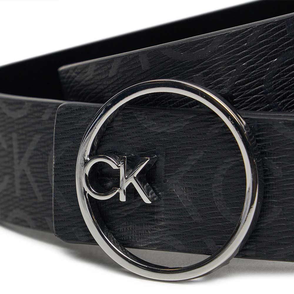 Reversible Ck Buckle Belt 3Cm - Black