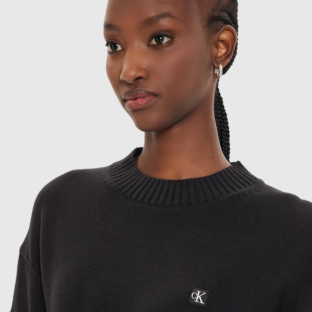 CK Badge Sweater - Black