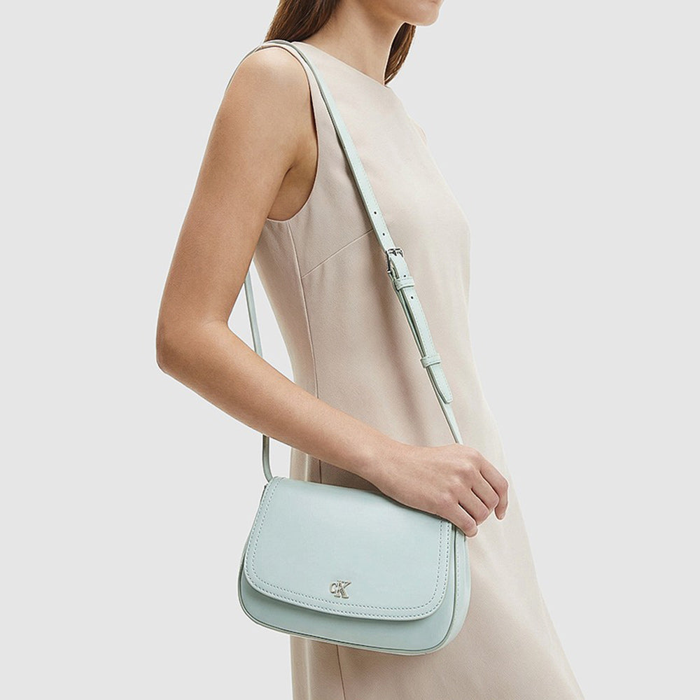 Ck Flap Camera Bag - Light Blue