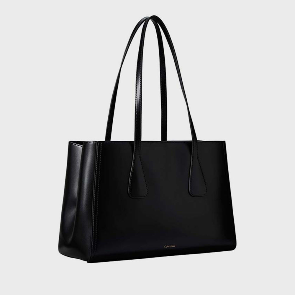 Monogram Hardware Tote Bag - Black