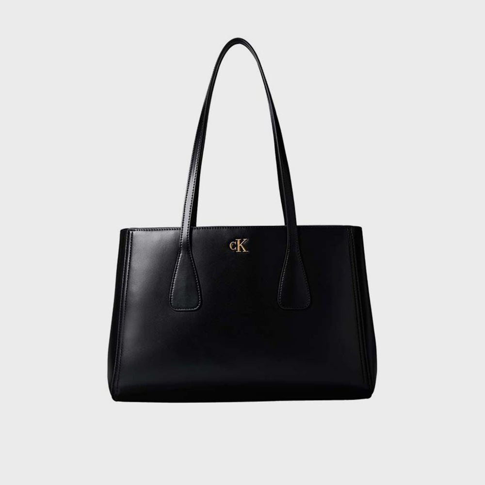 Monogram Hardware Tote Bag - Black