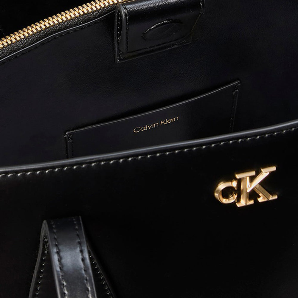 Monogram Hardware Tote Bag - Black