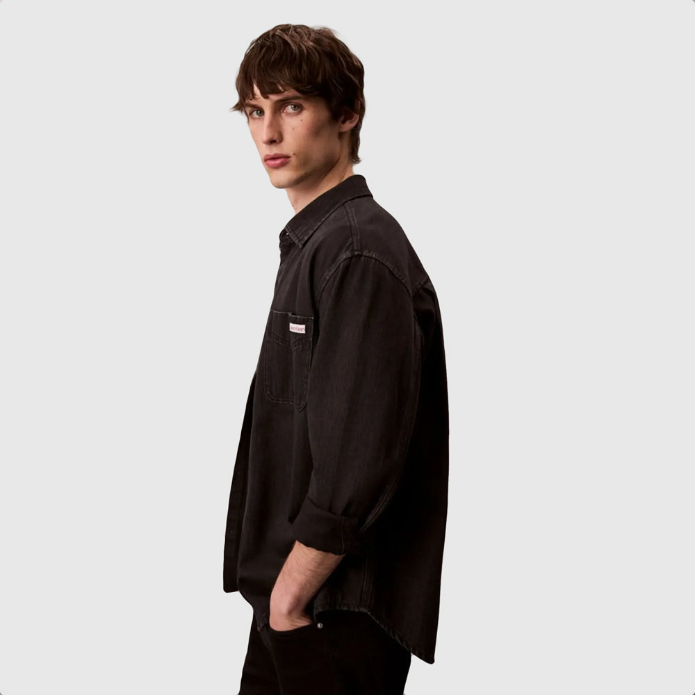 Classic 205 Black Overshirt - Black