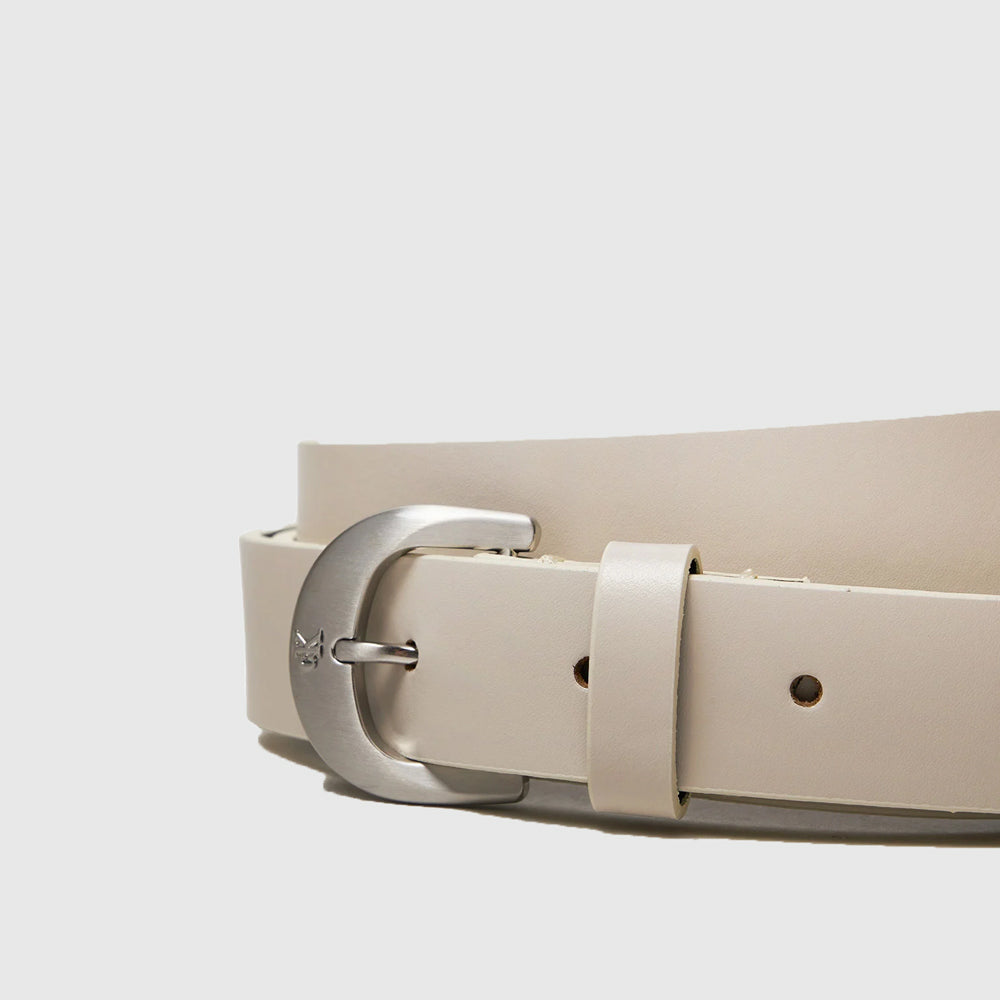 Classic Pin Buckle Belt 25Mm - Light Grey