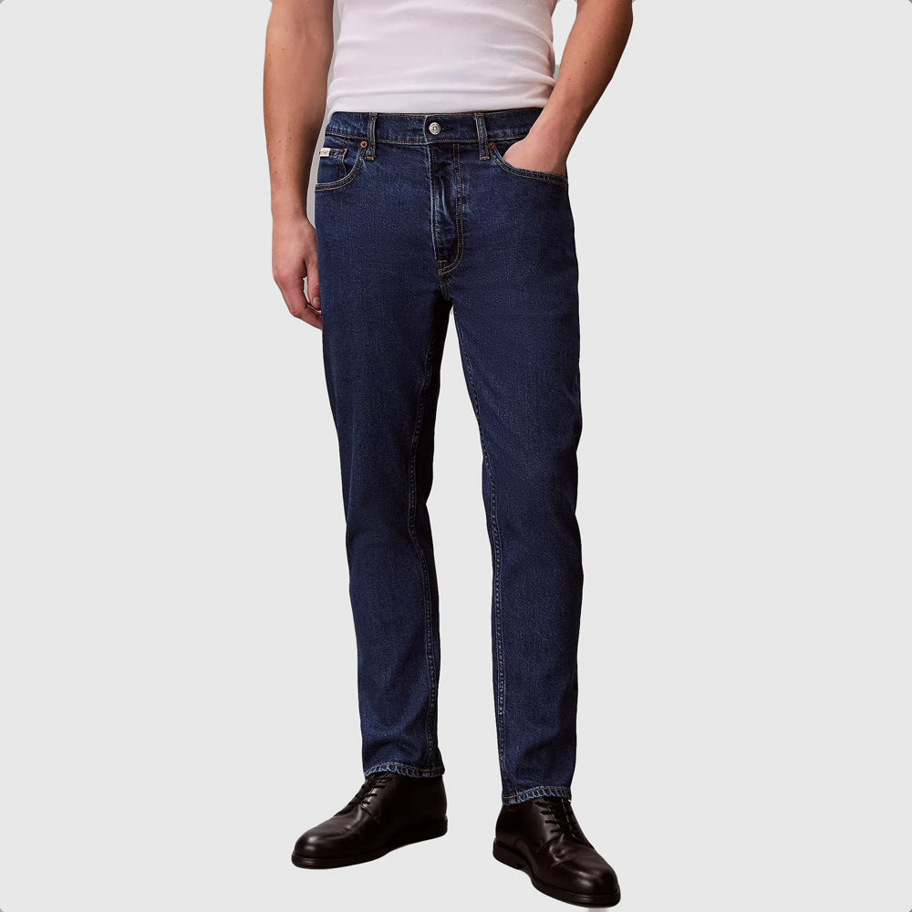 Calvin Klein Classic Taper Pacifico Jean - Denim Dark |ThirdBaseUrban