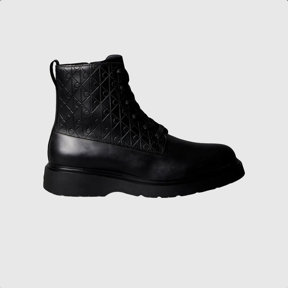 Calvin Klein Combat Up Zip Boot - Black |ThirdBaseUrban