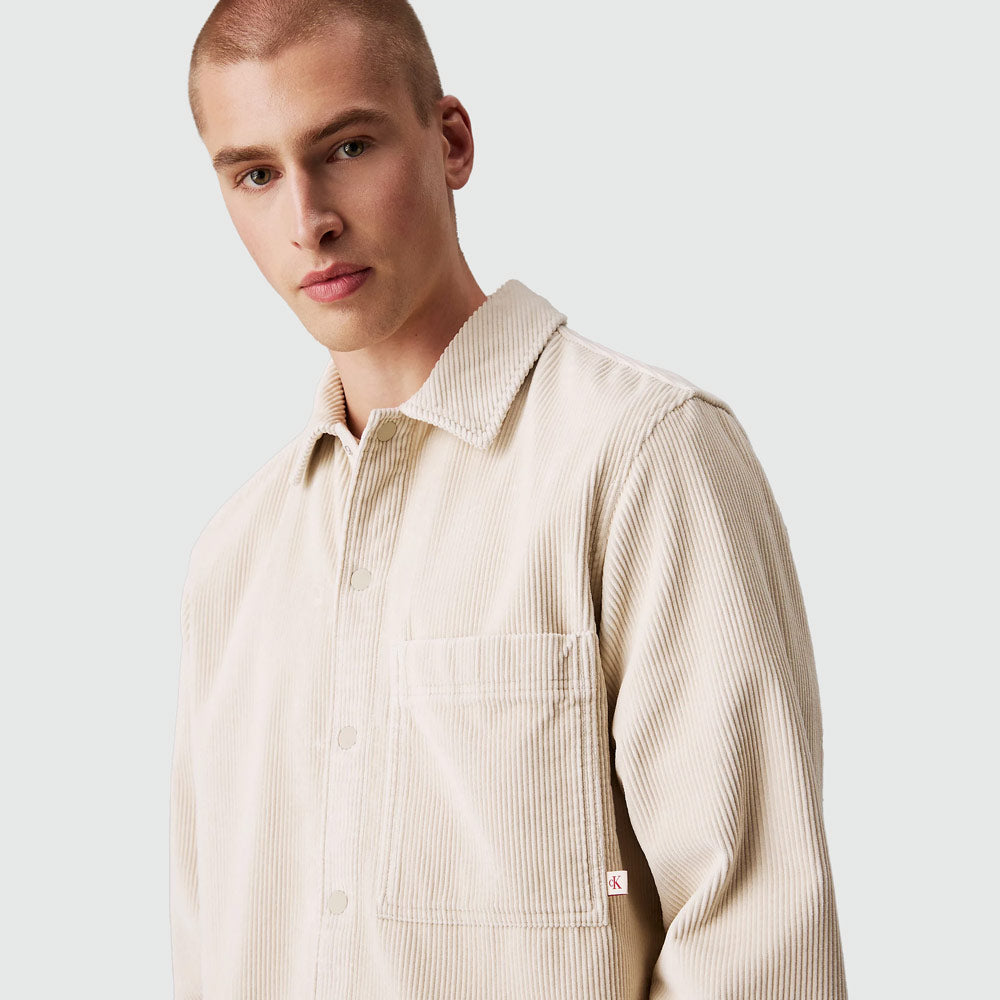 Corduroy Overshirt - Beige