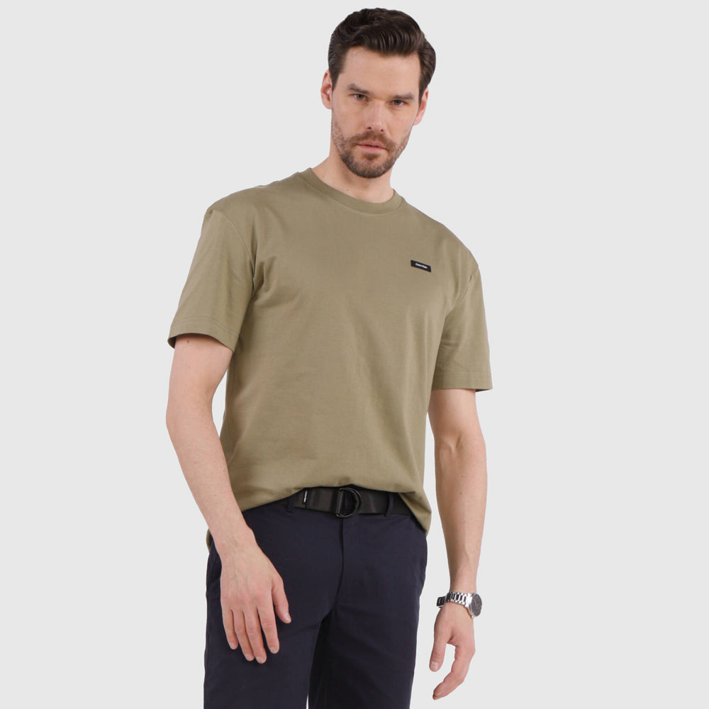 Calvin Klein Comfort Fit T-Shirt - Brown |ThirdBaseUrban