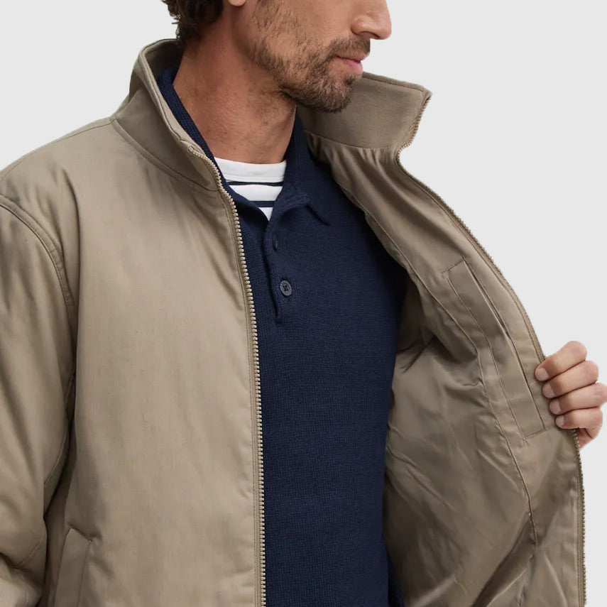 Cotton Harrington Jacket - Brown