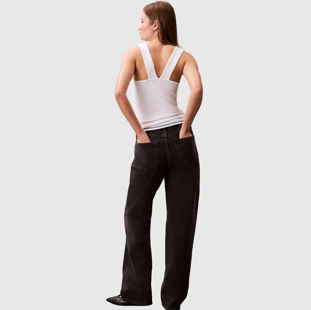 Calvin Klein Cotton Rib Tank - White |ThirdBaseUrban
