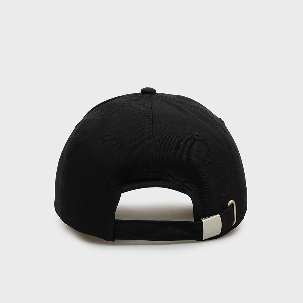 Cotton Twill Patch Cap - Black