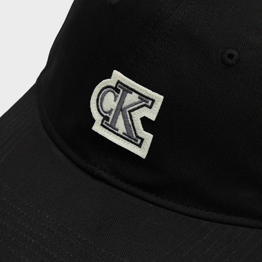 Cotton Twill Patch Cap - Black